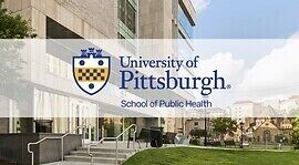 School of Public Health shield over building